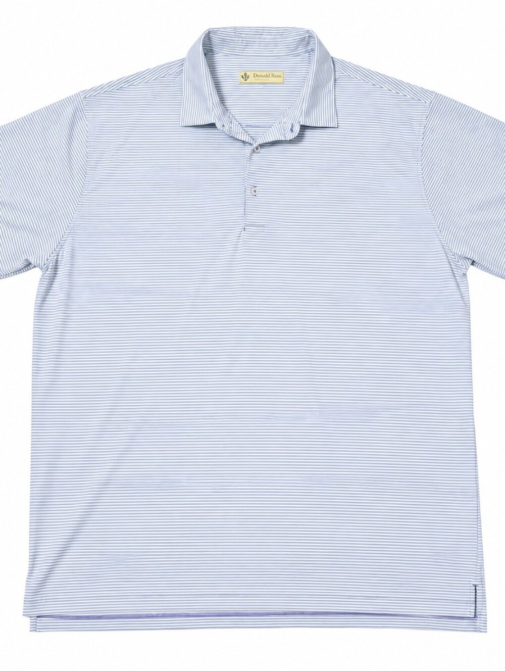 Men's Donald Ross Striped Golf Polo Brookfield Golf Course